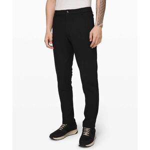 Lululemon Commission Pant Classic *Warpstreme 32" in Black SIZE 34
